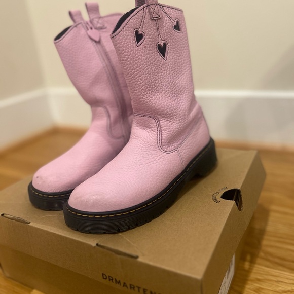Dr. Martens Other - Dr. Martens Kids Light Pink Heart Boots